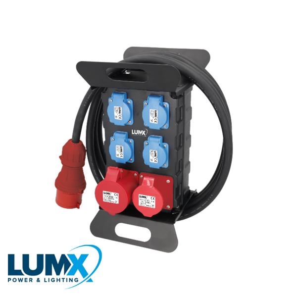 Coffret de distribution élec. 400V - 12800W - avec fusible (BE-FR) (EX LM 47986)