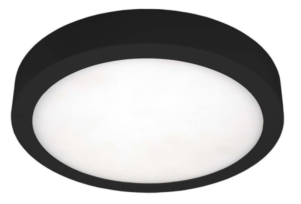 MOON CCT rond diam. 145mm - 8W - noir - apparent - IP54