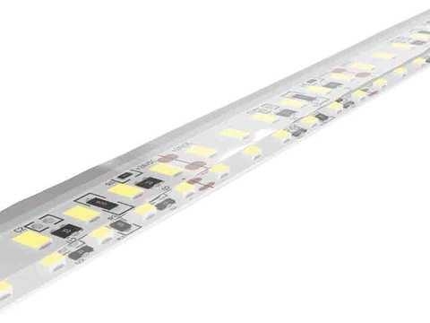 Strip LED flexible blanc chaud 24VDC-9,6W/m-600LED-3000K-IP67-5m