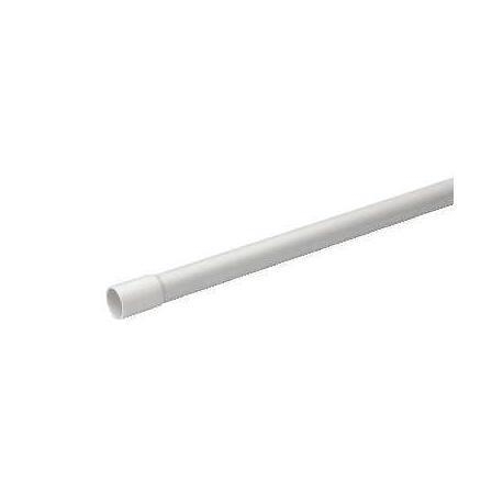 TUBE PVC RIGIDE TULIPE SANS HALOGENE AVEC EMBOUT EMBOITABLE 25MMRAL 7035 Botte de 57M