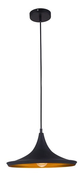 IDRIS suspension 1xE27 noir/ou