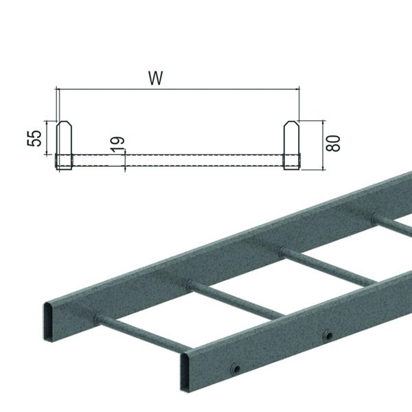 Industrial cable ladder