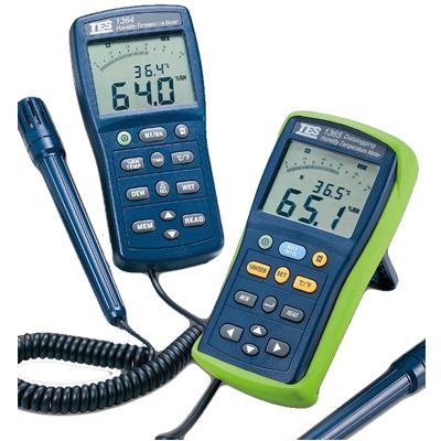 Humidity + Temperature Meter, 2- display, Dew/Wet