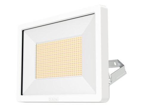 LED straler 100W ALU 230VAC 3000K-4000K witte afwerking