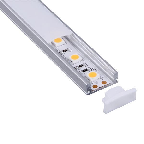PROFILE ALU APPARENT 16,5x6,8mm (INT 12mm) IP44