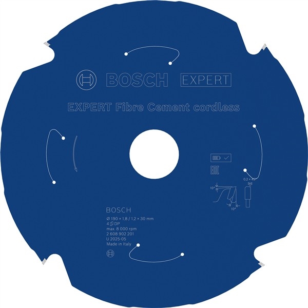 Lame EXPERT F Cement cl 190x1.8/1.2x30 4