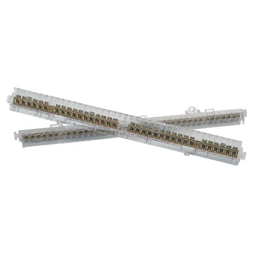 Steun + verdeelrail 2(17x16mm2)