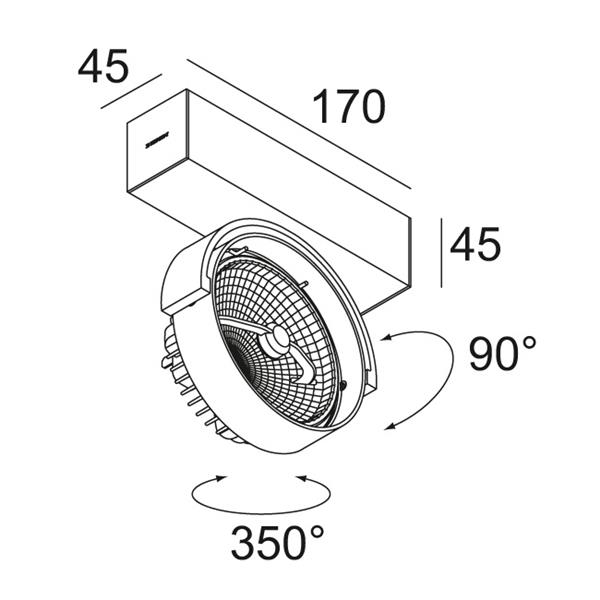 RAND 111 LED DIM8 W