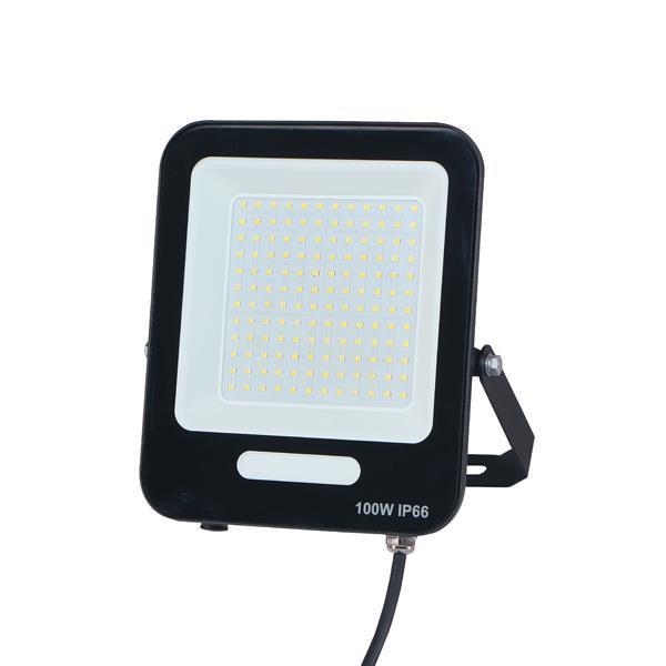 PROJECTEUR LED 100W 6500K IP66 NOIR