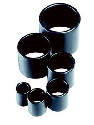 INGANG 25mm voor versterkte buis GRIJS RAL 7016