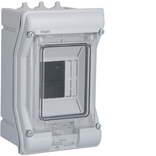 Coffret étanche vector IP65 1R. 3M.