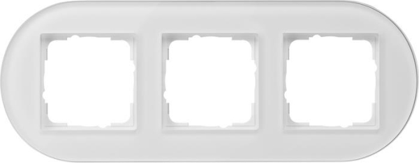 cadre fin. 3x Gira Studio v.blanc