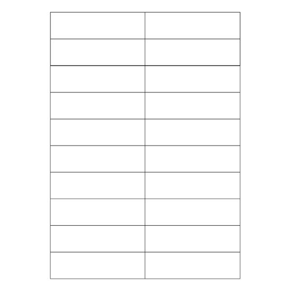 FEUILLES D'ÉTIQUETTES POUR PLATINE DE RUE IKALL