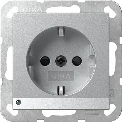 SCHUKO lumin.LED + SH System 55 t.alu