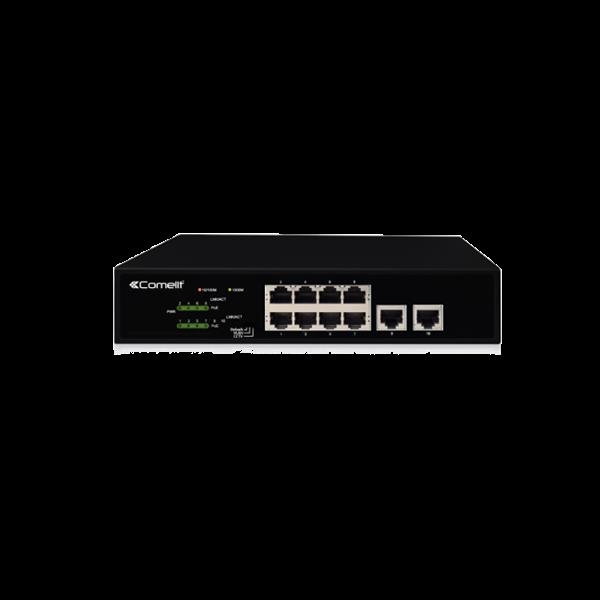 POE switch, 8 ports +2GE Uplink Gbit