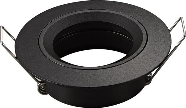 SATURN spot met vaste omkasting GU10 (excl. versterker) zwart 80mm