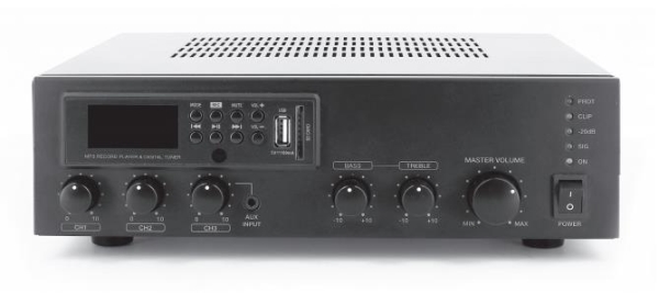 MX-60M, mixer amplifier, 100V, tuner/BT, 60W