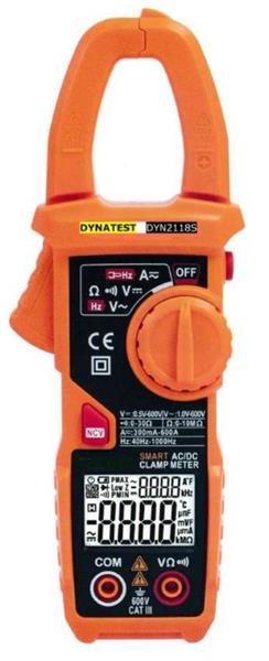 6000 chiffres, 0,5%, pince multimètre SMART, double affichage, 600A ac-dc, 600V AC-DC,