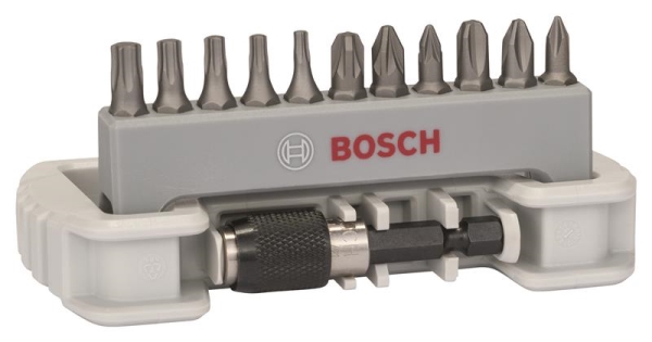 11-delige set schroefbit inclusief bithouder PH1-PH2-PH3/ PZ1-PZ2-PZ3/ T10-T15-T20-T25-T30, 25 mm