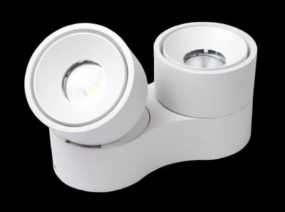 Spot LED Teco KALA 2x10W 212x100x103 32° 2700K Ra90 Dim Bl.