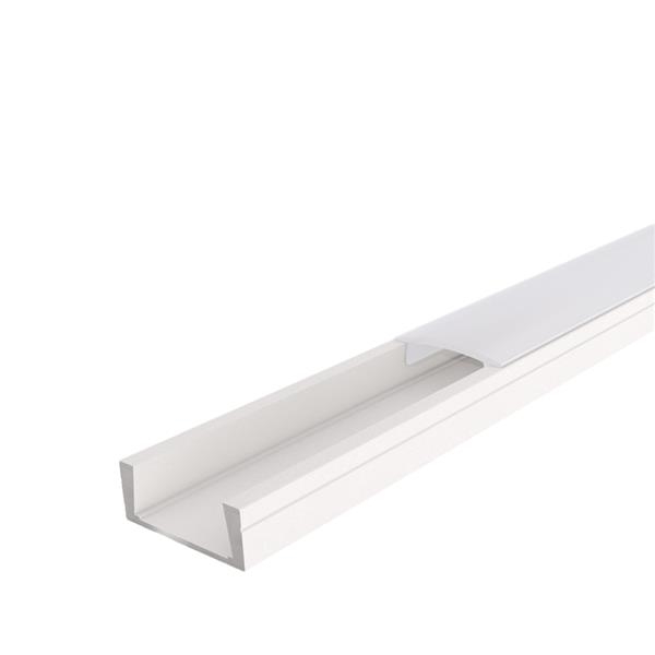 LEON Profilé Apparent 2m Blanc