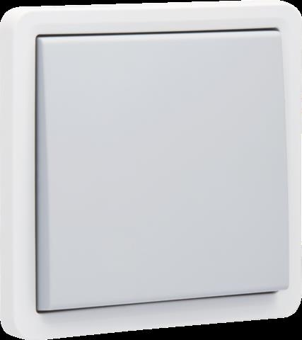 SPUITWATERDICHTE DRUKKNOP ZONDER LED, 10A, 4 KLEMMEN, SCHROEF