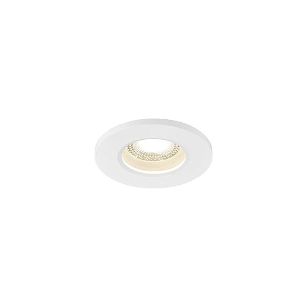 Encastré de plafond LED KAMUELA protection incendie, blanc, 3000K, 38°, variable, IP65