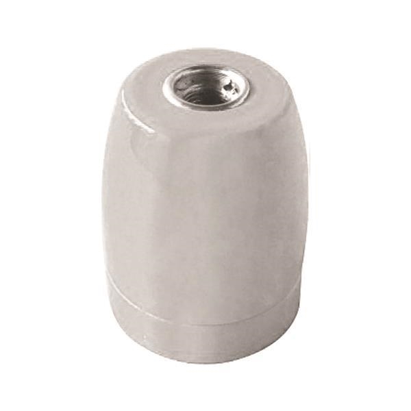 DOUILLE PORCELAINE BLANC E27