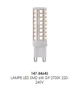 LAMPE LED G9 6W 220V 2700K