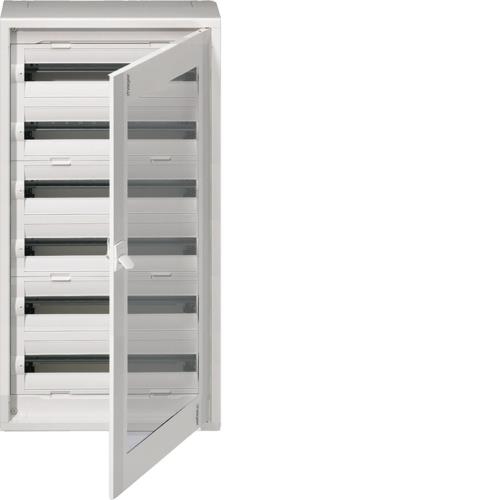 Opbouw verdeelkast vega D 6R. 144M. - doorzichtige deur