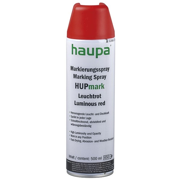 Marking spray "HUPmark" red aerosol 500 ml