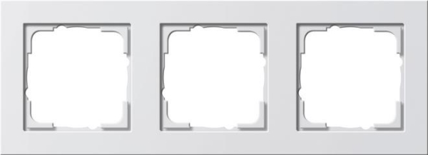 cadre fin. 3x Gira E2 blanc