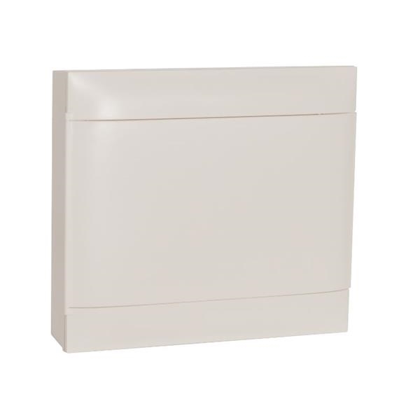 Wandkast opbouw 2 rijen-36mod. witte deur - Practibox