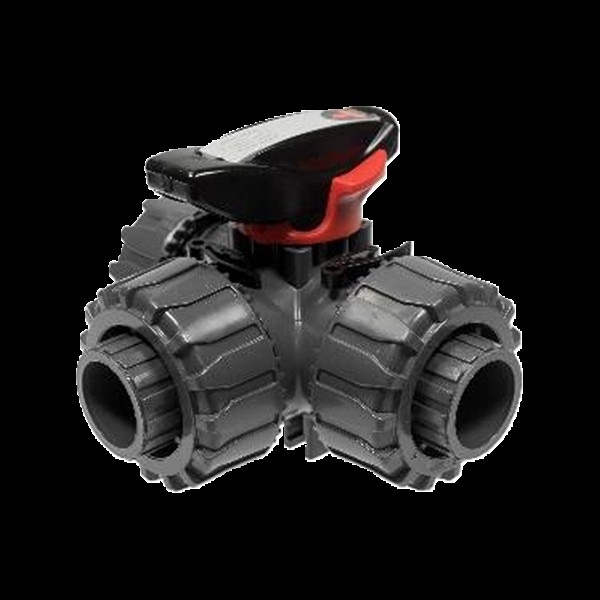 VANNE 3 VOIES POUR NETTOYAGE TUYAUX