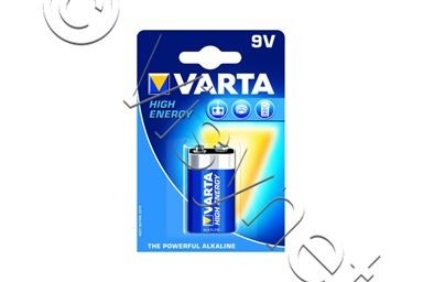 PILE VARTA ALKALINE 6LR61 9V