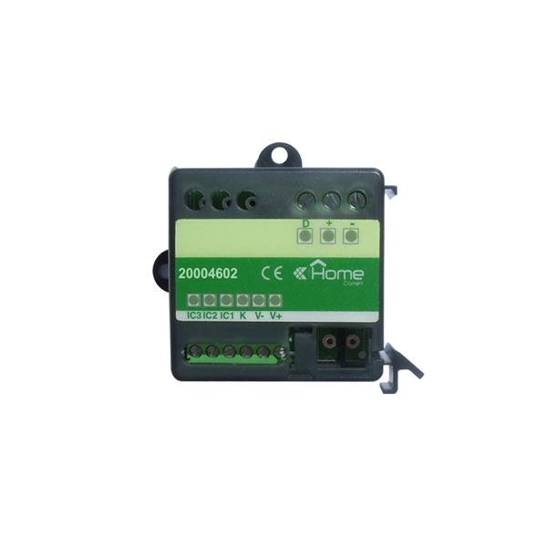 INBOUWMODULE HUISAUTOM./DIN, 1VERMOGENSUITG MET RELAIS 16A