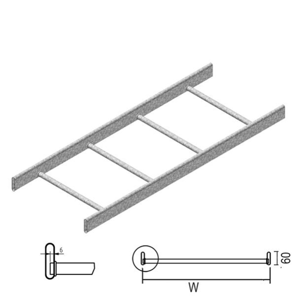 Kabelladder DAVID ronde sporten