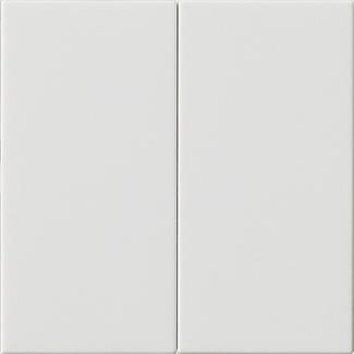 bascule 2x s/impr. System 55 blanc