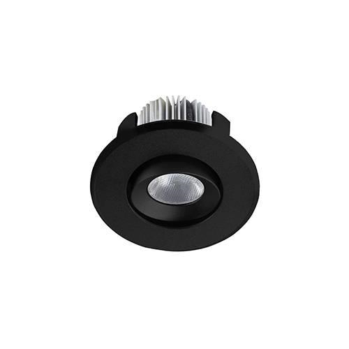 LASY RX 1W 100Lm 3000K 24° IP44 Noir mat