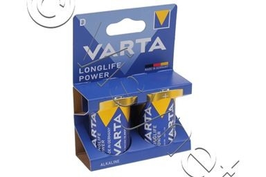 PILE VARTA ALKALINE LR20 2PCS FORMAT D