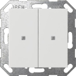 BP basc. 2x OneKNX System 55 blanc s