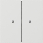 BP basc. 2x OneKNX Gira F100 blanc