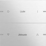 wippenset 2-v indiv. tastsens.4 TS4 aluminium(geanod.)