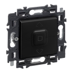 Val poussoir volets roulants app.complet noir à griffes