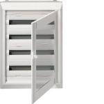 Coffret encastré vega D 4R. 96M.. - porte transparente