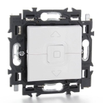 Val poussoir volets roulants app.complet blanc à griffes