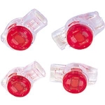 Connecteurs rapides UR pour câble - Rouge - 100 pièces