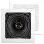 Artsound - DC101, basic, HP encastrable 2 voies, carrée, 70W, blanc (2p