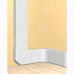 Goulotte DLP design 65x150 mm blanc - 2m - couvercle 130mm