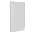 Wandkast opbouw 4 rijen-72mod. witte deur - Practibox